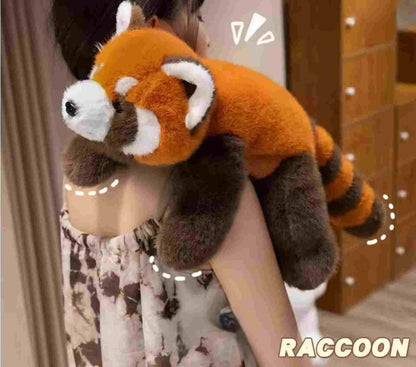 Lying Raccoon Plush Toy