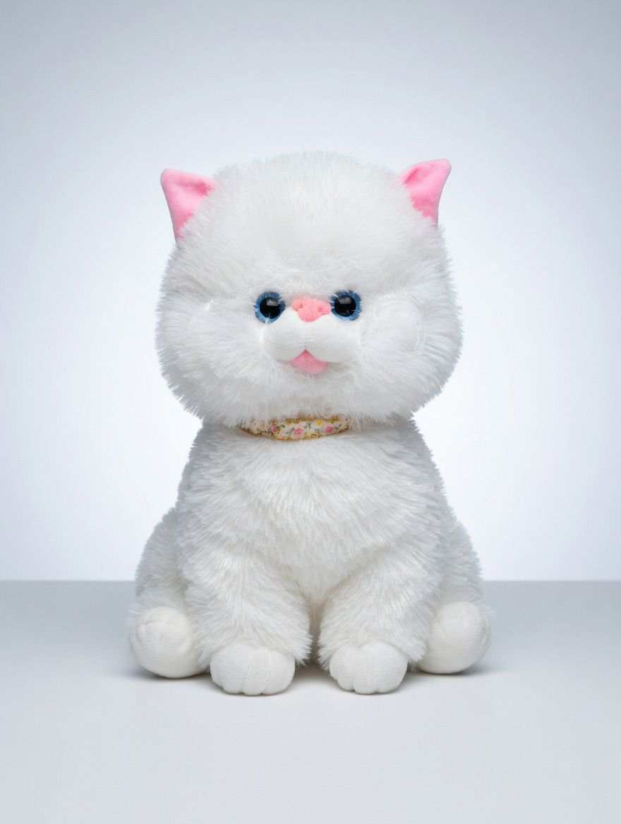 White Cat Plushie