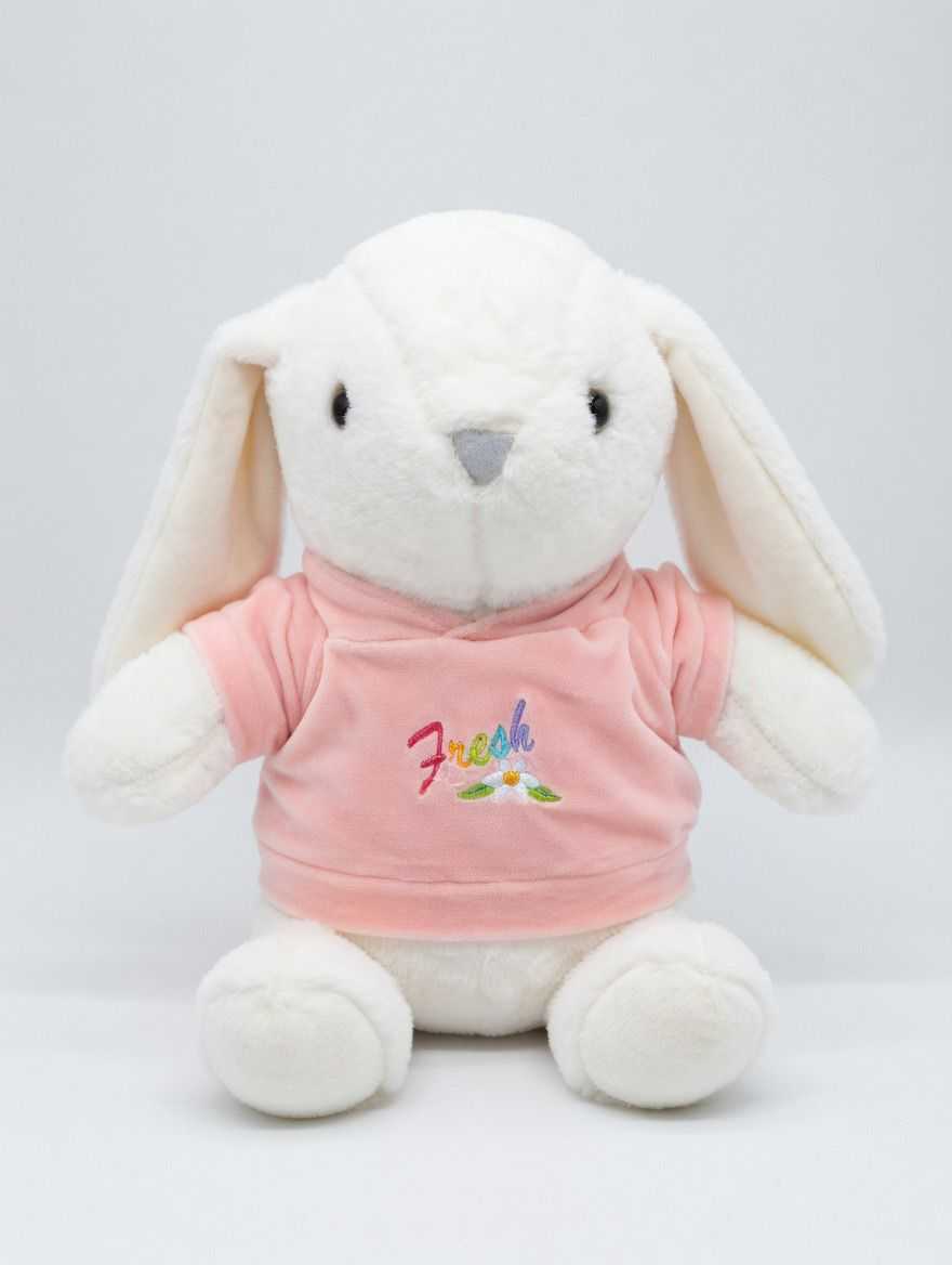White Rabbit Stuffed Toy